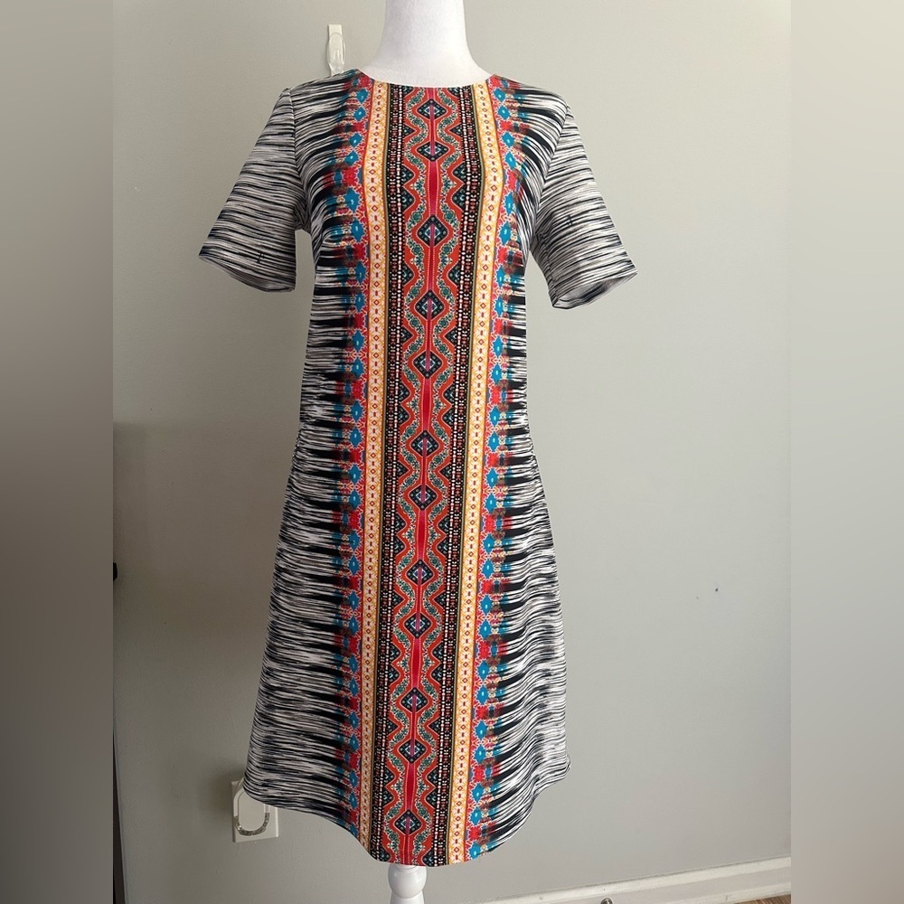 NWOT Multicolor Patterned Women's Dress size 4